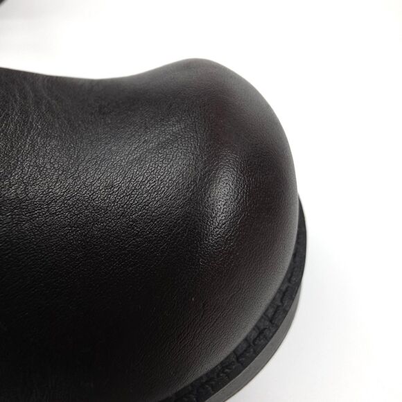 AMERICAN EAGLE 90s Vintage Leather Platform Ankle Boots Chunky Heel Y2k Grunge - Picture 11 of 13